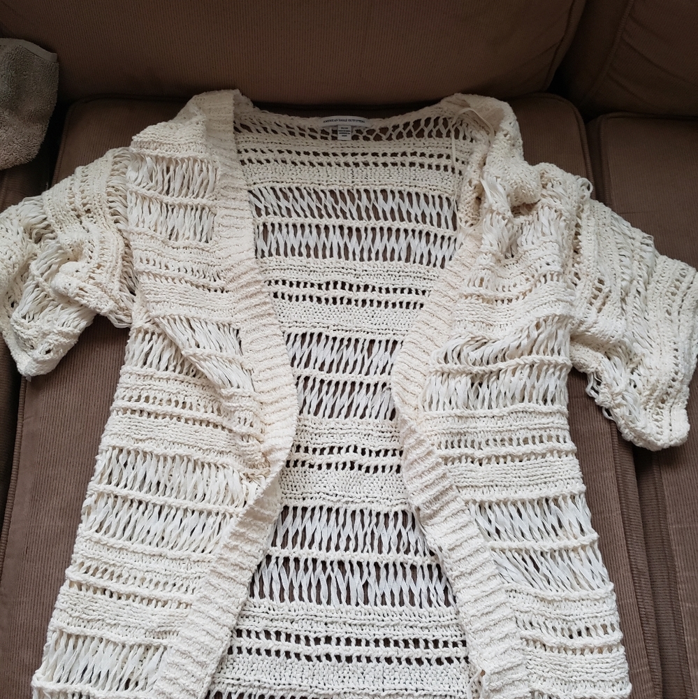 American eagle crochet cardigan